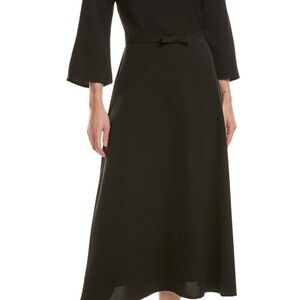 Pascale La Mode Black Midi Dress black only, size S, NWT